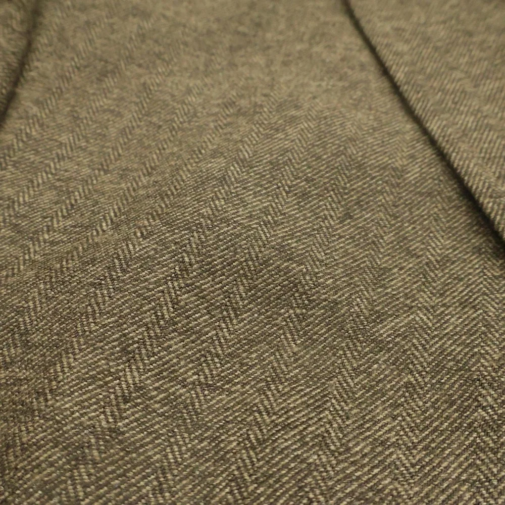 Sean Alexander Blazer Mens 48R Brown Herringbone Wool Blend Sport Coat Jacket